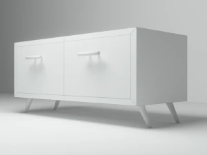 Ger&ccedil;ek&ccedil;i Mobilya Ev &Uuml;&ccedil; 3D Model