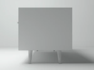 Ger&ccedil;ek&ccedil;i Mobilya Ev &Uuml;&ccedil; 3D Model