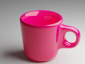 Taza de cer&acirc;mica Modelo 3D