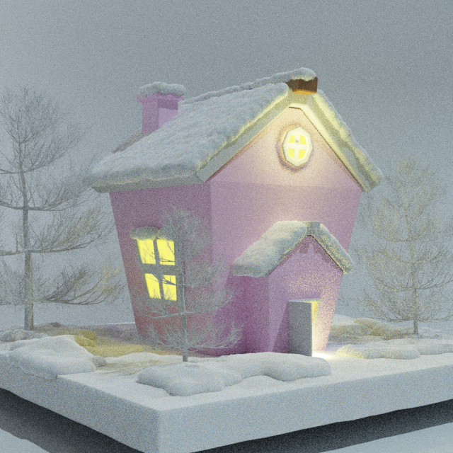 House 3D Modell .c4d .max .obj .3ds .fbx .stl .blend 