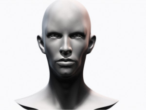 Female Head 3D Model