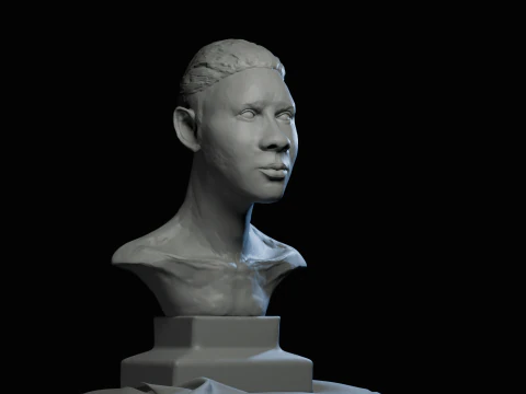 African BaseHead3D printModel 3D Print Model