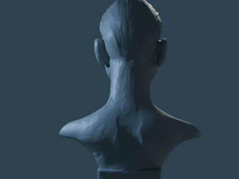 African BaseHead3D printModel 3D 打印模型