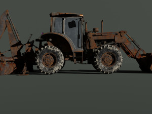 Tractore Game Ready 3D 模型