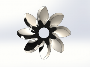 HELICAL BEVEL GEAR Modello 3D