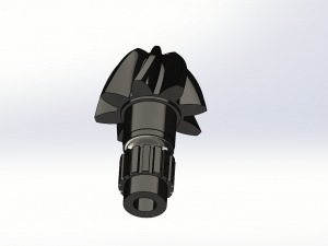 HELICAL BEVEL GEAR Modello 3D