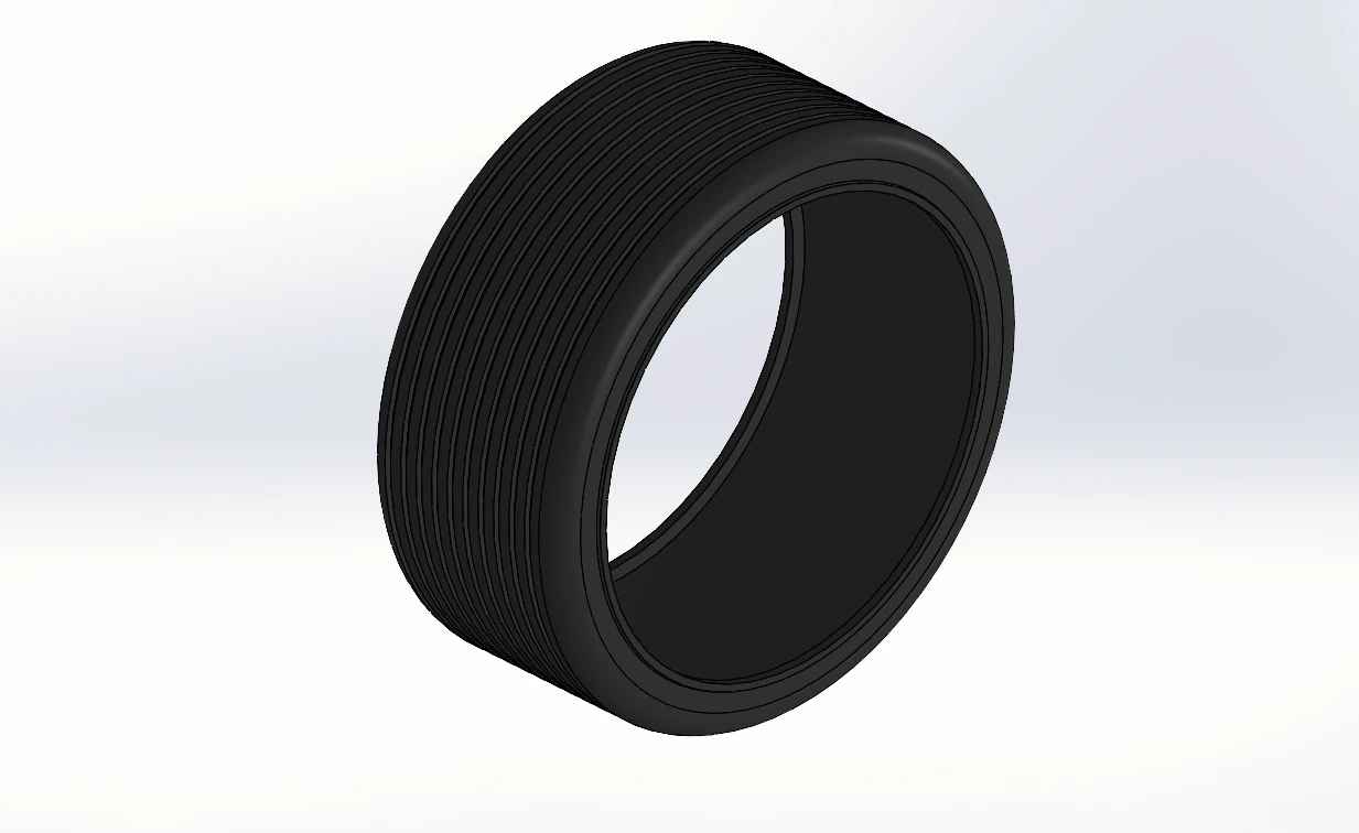CAR TIRE 3D Model .c4d .max .obj .3ds .fbx .stl .blend 