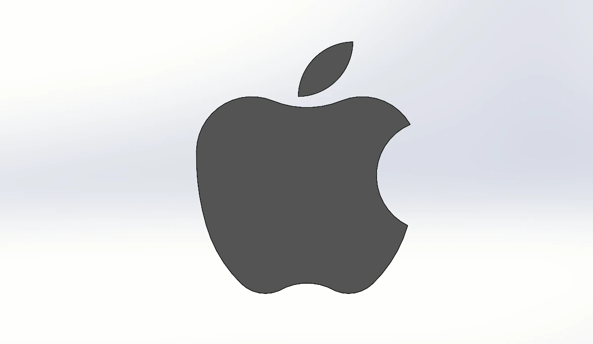 APPLE IOGO 3D Model .c4d .max .obj .3ds .fbx .stl .blend 
