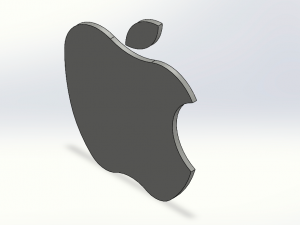 APPLE IOGO 3D Modell