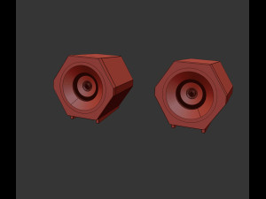 Speaker PC Kisonli L-6060 3D Model