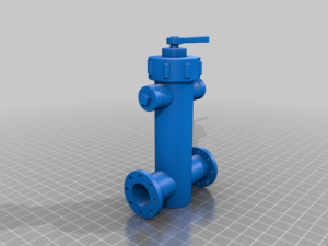 Hydrant for Electric Vehicles 3D Print Model