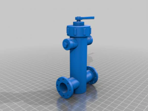 Hydrant for Electric Vehicles H4EV 3D Print Model