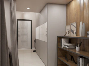 Modern Loft Studio Interior Scene 3D Model