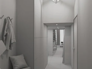 Modern Loft Studio Interior Scene 3D Model