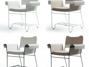 Gubi Tropique Dining Chair all modifications 3Dモデル