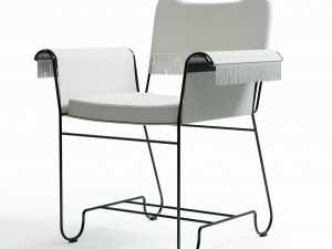 Gubi Tropique Dining Chair all modifications Model 3D