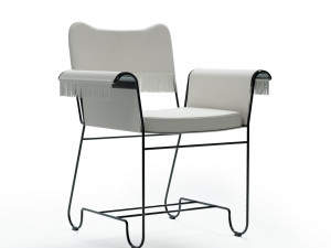 Gubi Tropique Dining Chair all modifications Model 3D
