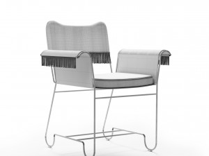 Gubi Tropique Dining Chair all modifications Model 3D