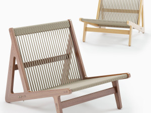 Gubi MR01 INITIAL LOUNGE CHAIR 3D 모델