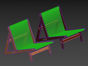 Gubi MR01 INITIAL LOUNGE CHAIR 3D 모델