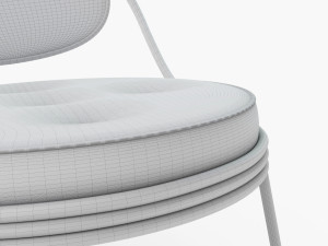 Gubi COPACABANA LOUNGE CHAIR 3D Modell