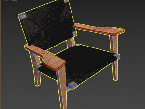 Gubi F-CHAIR OUTDOOR 3D 모델