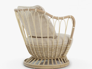GUBI GRACE LOUNGE CHAIR 3D Model