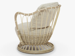 GUBI GRACE LOUNGE CHAIR 3D Model