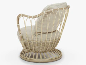 GUBI GRACE LOUNGE CHAIR 3D Model