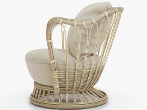 GUBI GRACE LOUNGE CHAIR 3D Model