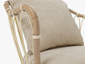 GUBI GRACE LOUNGE CHAIR 3D Model