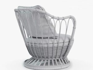 GUBI GRACE LOUNGE CHAIR 3D Model