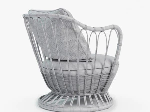 GUBI GRACE LOUNGE CHAIR 3D Model