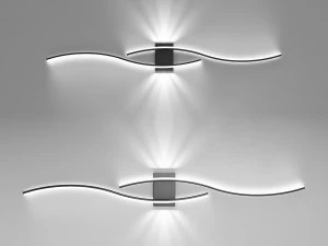 LED-wandlamp 2 3D Model