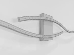 LED Wall lamp 2 3D Model