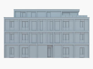 Modern Apartment Building 1 3D Модель