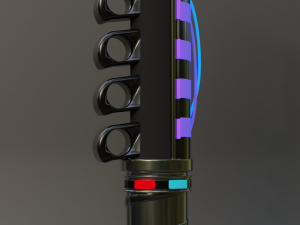 Starkiller Inspired Lightsaber 3D 模型