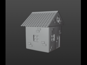 Cartoon house 3Dモデル
