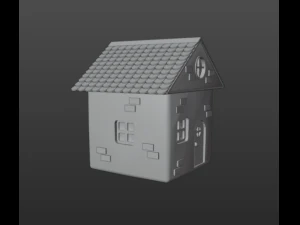 Cartoon house 3D Model