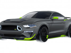 Mustang RTR widebody 3D Model