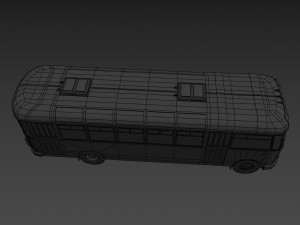Old bus Modèle 3D
