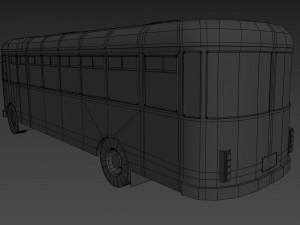 Old bus Modèle 3D
