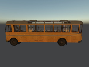 Old bus Modèle 3D