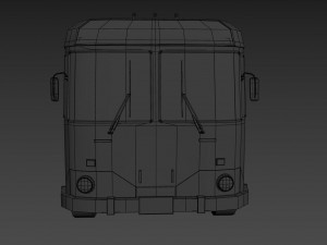 Old bus Modèle 3D