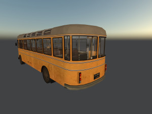 Old bus Modèle 3D