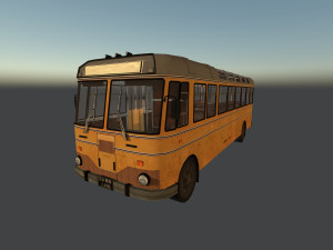 Old bus Modèle 3D