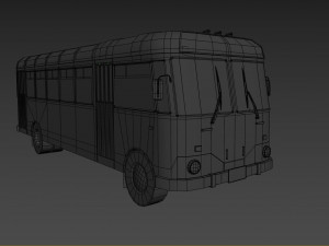 Old bus Modèle 3D