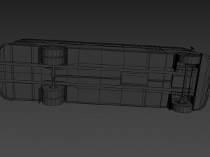 Old bus Modèle 3D