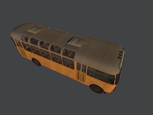 Old bus Modèle 3D