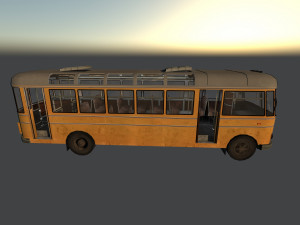 Old bus Modèle 3D